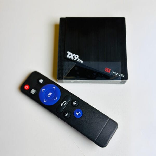 TX9 Pro 6K Android TV Box - 8GB RAM, 128GB ROM, Black