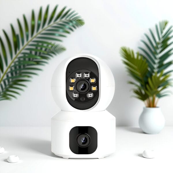 3MP+3MP Dual-Lens Indoor WiFi Camera | Two-Way Audio | Full HD | V380