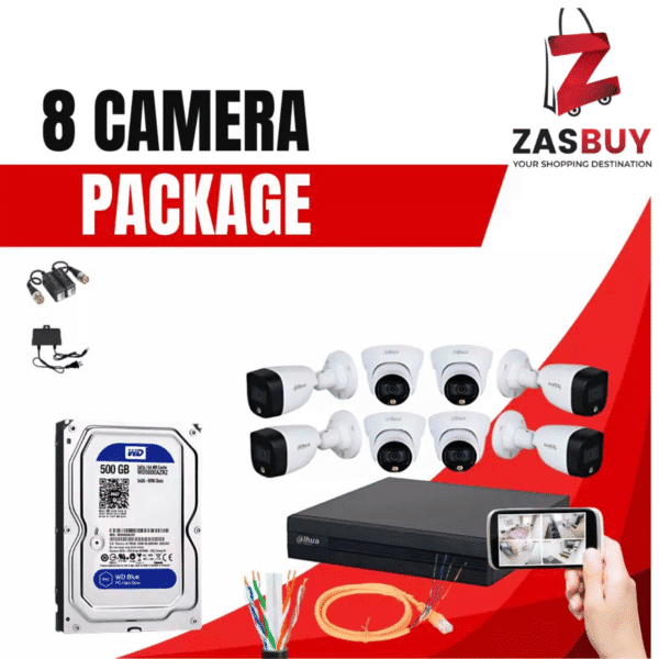 8 Camera package