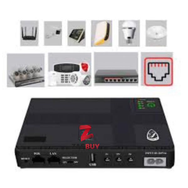 PCP WIFI ROUTER Mini Dc UPS With LAN & POE