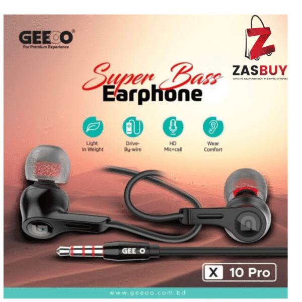 X10 PRO Super Bass Earphone